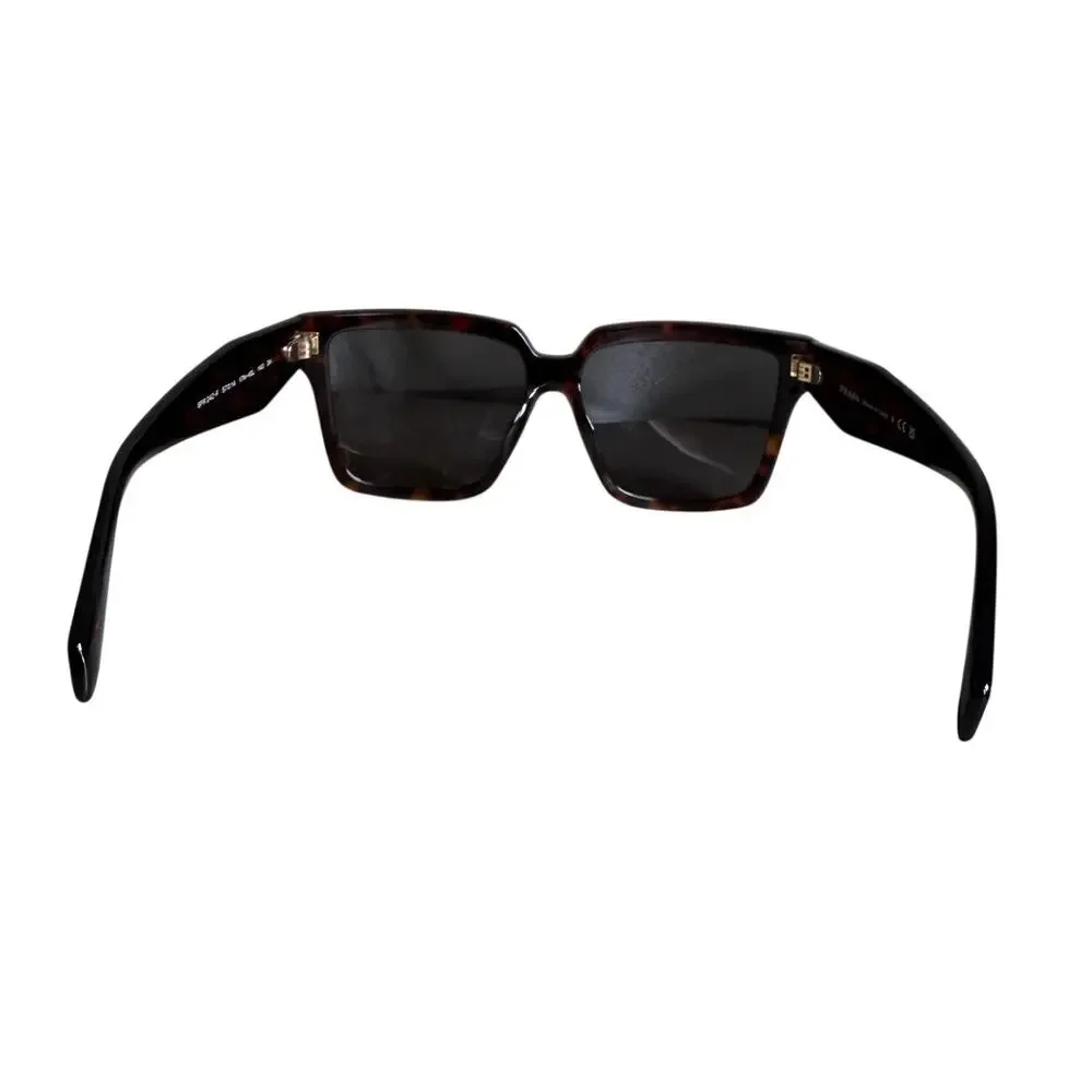 Authentic Prada Animal Print Square Sunglasses Luxury Designer Vacation BohoGift